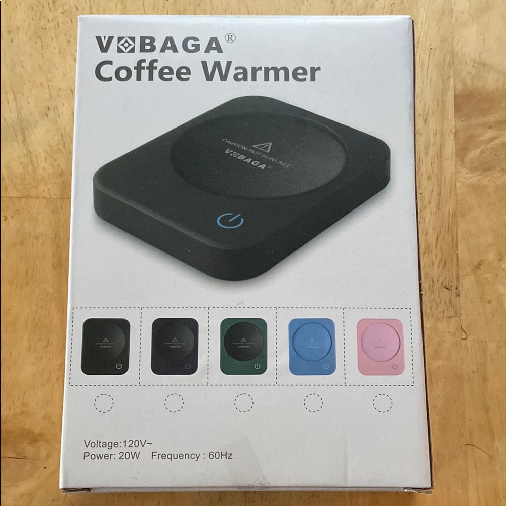 VOBAGA Black Coffee Warmer